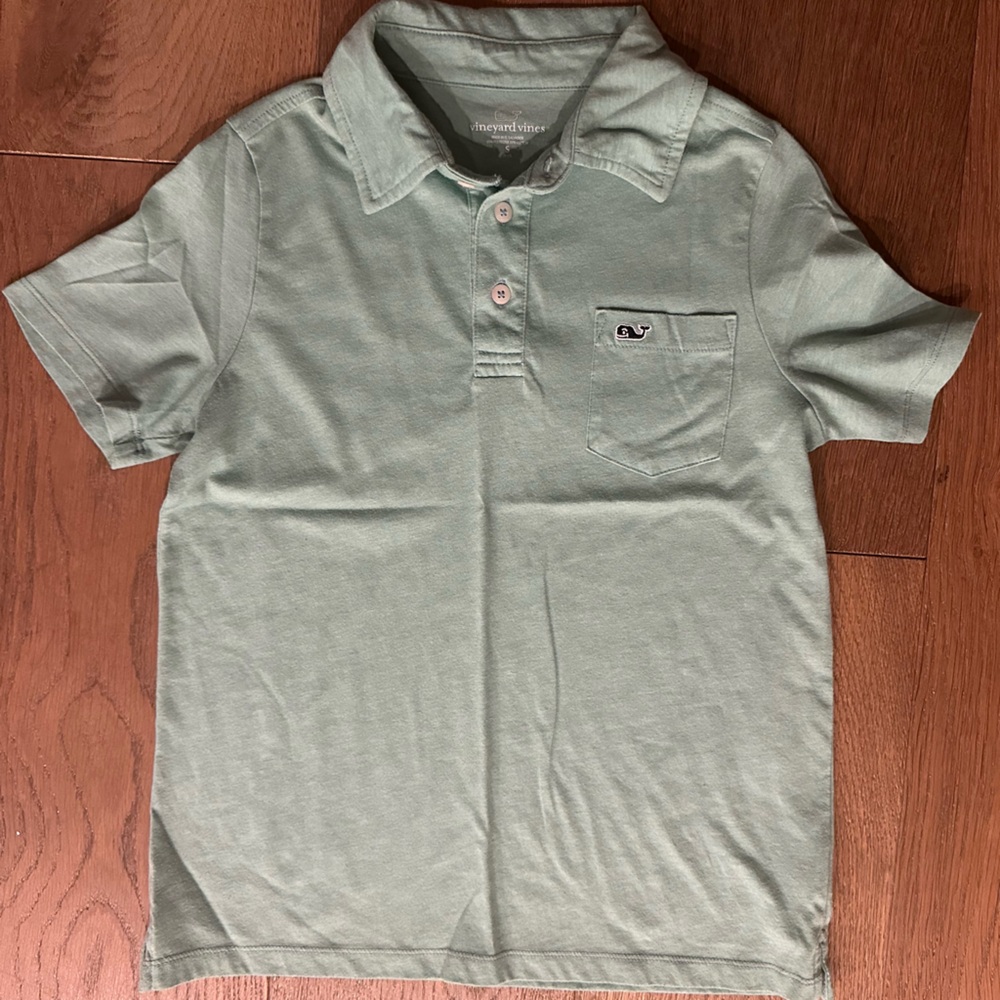 Vineyard Vines Green Polo Shirt Classic Short Sleeve